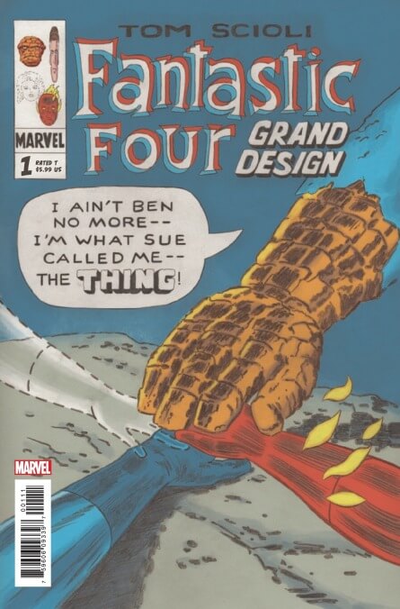 Tom Scioli tells the history of the Fantastic Four in this Grand Design exclusive