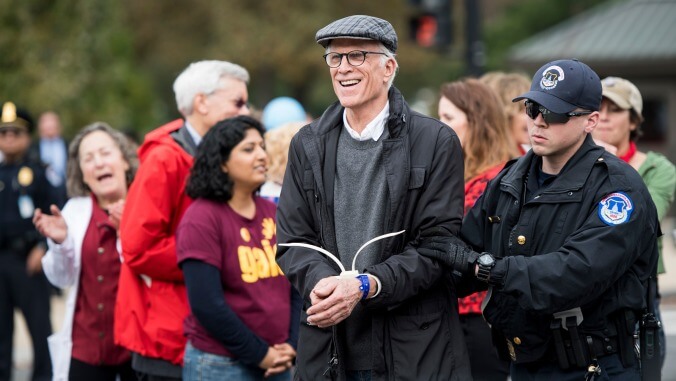 Ted Danson’s the latest celebrity to get arrested at Jane Fonda's weekly climate change protest