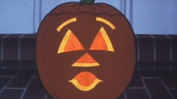 Allow this talking jack-o'-lantern from a 1985 Halloween safety video to keep you out of harm's way