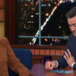 Harriet star and future EGOT Cynthia Erivo sings Stephen Colbert to tears