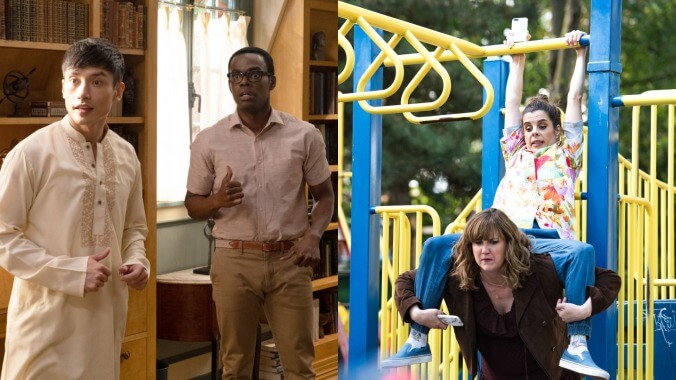 The Good Place gets mysterious, and Baroness Von Sketch Show returns with this exclusive clip