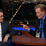 Failed Conan O'Brien writer Stephen Colbert is re-interviewed on The Late Show