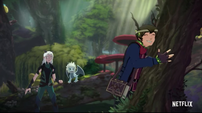 This trailer for The Dragon Prince has it all: Dragons! Princes! Humans in DIY elf disguises!