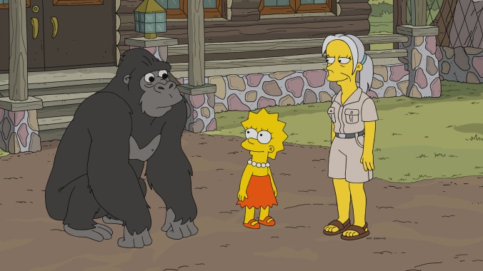 An ape, a whale, a boat—The Simpsons has it all, except a reason to care