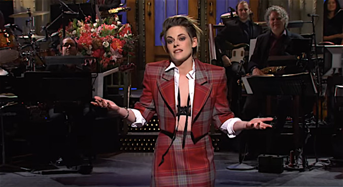 Kristen Stewart hosts another listless SNL, not even an F-bomb to help