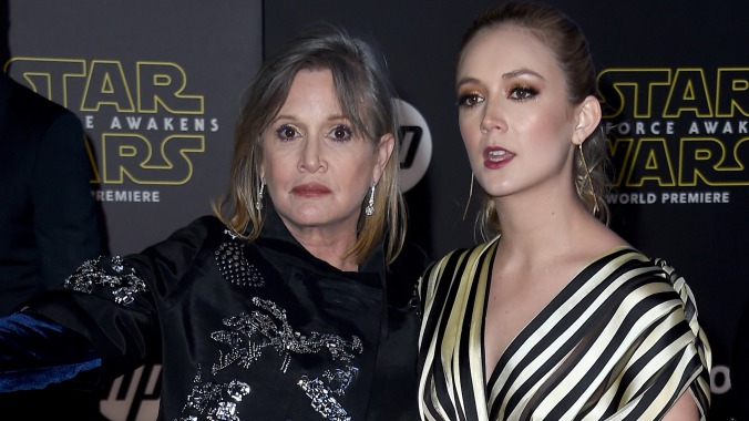 Read this: Billie Lourd talks about growing up with Princess Leia