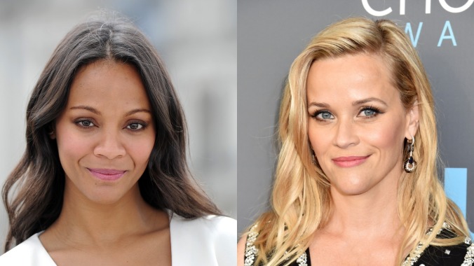 Zoe Saldana to star in Reese Witherspoon’s new Netflix production, From Scratch