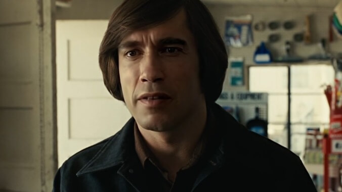 我們很高興分享Arnold Schwarzenegger沒有老人的國家'與安東·奇格爾（Anton Chigurh）