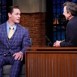 John Cena admits he chopped the Red Sox out of the playoffs to Boston fan Seth Meyers