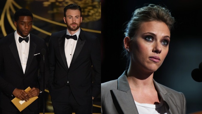 Chris Evans, Scarlett Johansson, and Chadwick Boseman weigh in on Scorsese's Marvel comments