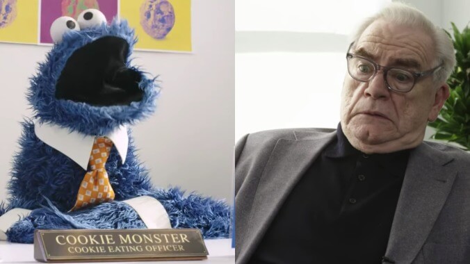 Brian Cox and Cookie Monster discuss Succession/Sesame Street merger, nom nom nom