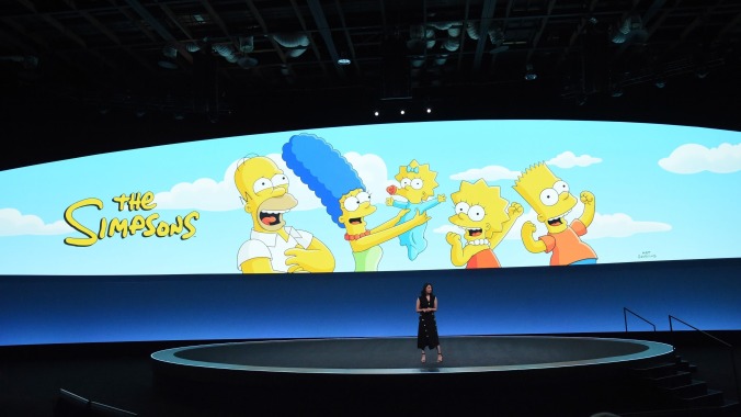 Boy, we hope somebody got fired for that blunder: Disney+ is cropping out Simpsons jokes