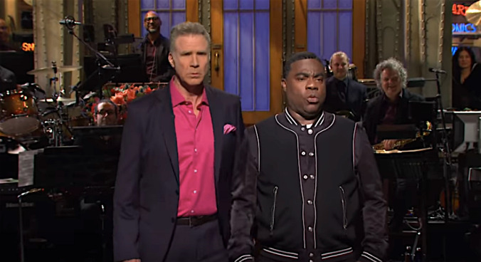 Ryan Reynolds almost throws Will Ferrell’s SNL monologue, Tracy Morgan saves it