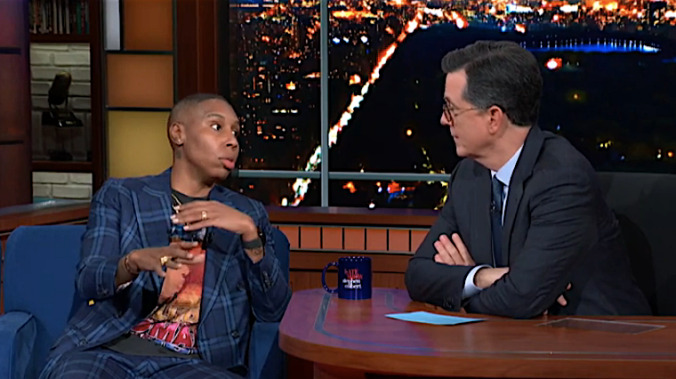 Lena Waithe tells Stephen Colbert about the vital need for "protest art" like Queen & Slim