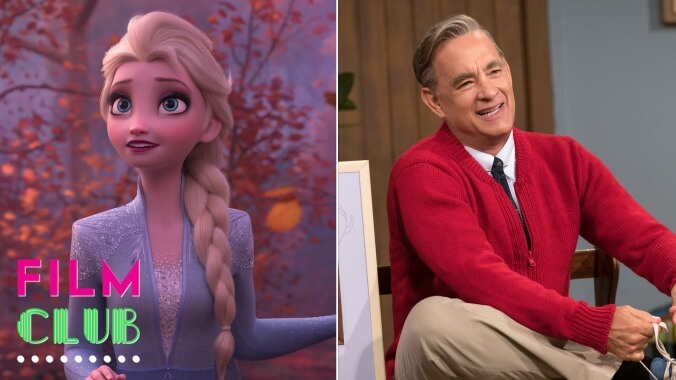 A week before Thanksgiving, Frozen II and the Mr. Rogers movie compete for your family's love