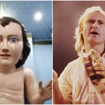 22-foot baby Jesus statue looks disconcertingly like Phil Collins