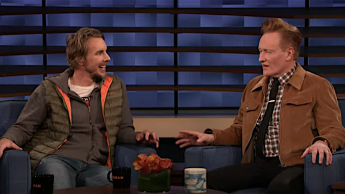 Dax Shepard promotes Frozen 2, which he's not in, on Conan