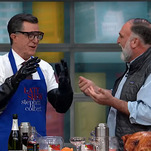 Stephen Colbert and Chef José Andrés serve up hilariously unhelpful Thanksgiving leftovers
