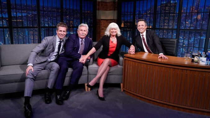 Decompress Thanksgiving stress with Seth Meyers' family, who seem to actually like each other