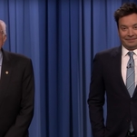 Bernie Sanders gets his hands dirty by appearing on Fallon to "Slow Jam The News"