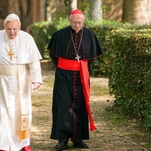 The Two Popes dreams up an unconvincing talk between the Vatican’s most recent residents