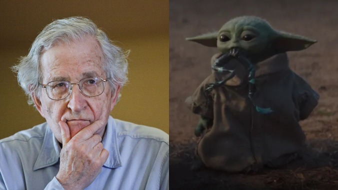 Noam Chomsky has "never heard of Baby Yoda" and has "no thoughts about memes"