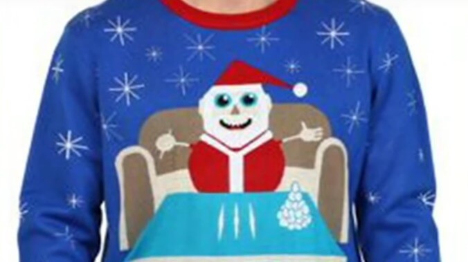 Walmart will no longer allow us to enjoy its wacky and wild cocaine Santa Claus sweater