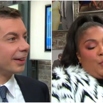 Cringe at Mayor Pete declaring he is “100% that nominee” right next to Lizzo