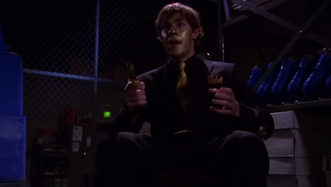 Do the Scarn in celebration of The Office uploading Threat Level Midnight in full