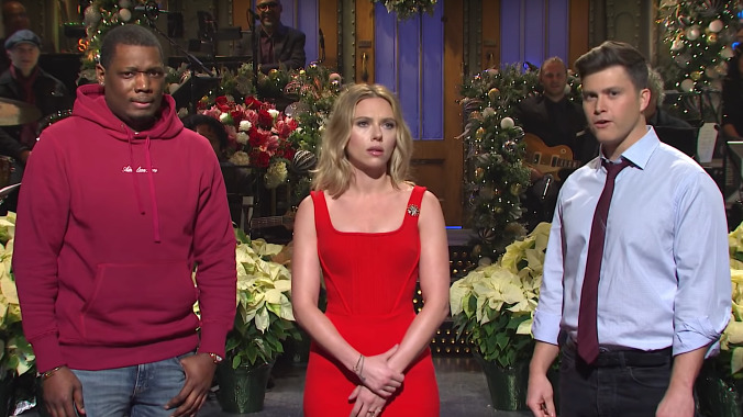 Scarlett Johansson's sixth Saturday Night Live succumbs to smirking centrism