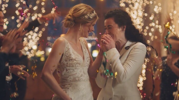 Hallmark performs holiday miracle, makes commercials showing two women kissing disappear