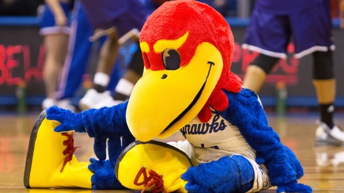 Will somebody please check on Baby Jay after that brawl between Kansas and K-State?