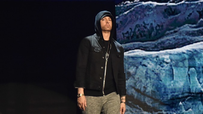 Eminem surprise-drops the pro-gun control, Alfred Hitchcock-homaging rap album of our dreams