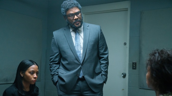 Tyler Perry brings his dramatic clumsiness to Netflix with the thriller A Fall From Grace