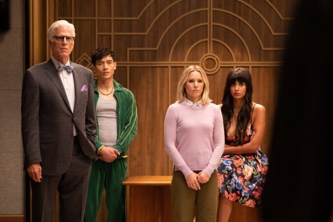 The Good Place makes its thrilling final pitch, for all humanity’s marbles