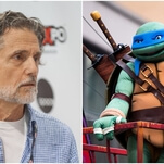 Sure, why not: Here's Chris Sarandon reading from a Ninja Turtles coloring book
