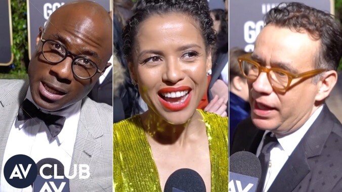 We asked stars at the Golden Globes: What is your favorite thing to watch in a hotel room?