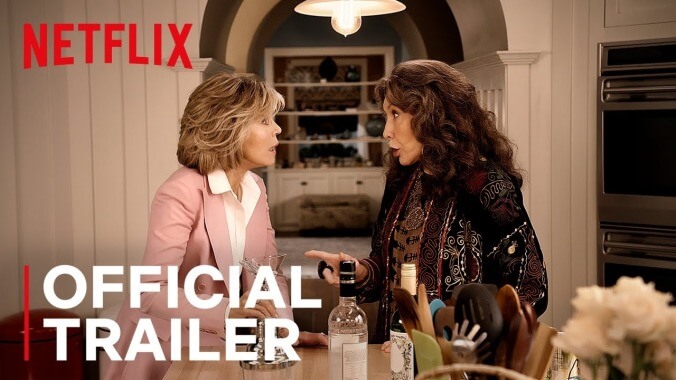 Grace And Frankie trailer promises that the pair wind up on Shark Tank in season 6