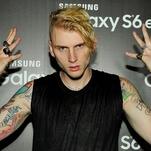 Watch Machine Gun Kelly dance on a boardroom table in front of some tired Interscope executives