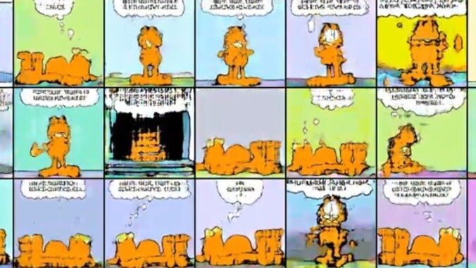 Garfield shit-posting evolves into exciting, disturbing new form thanks to AI