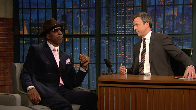 J.B. Smoove says you only get five seconds to impress "grimy hot dog" Larry David