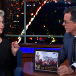 Jane Fonda gives Stephen Colbert advice on getting arrested to save the planet