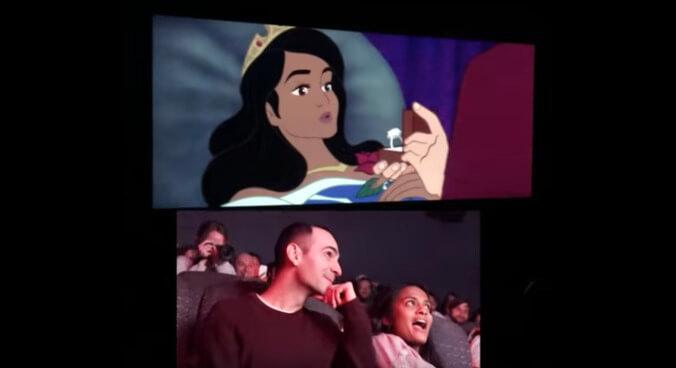 That Sleeping Beauty proposal was 6 months in the making