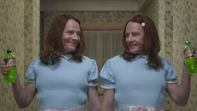 Here's what happens when you mix Bryan Cranston, The Shining, and Mountain Dew