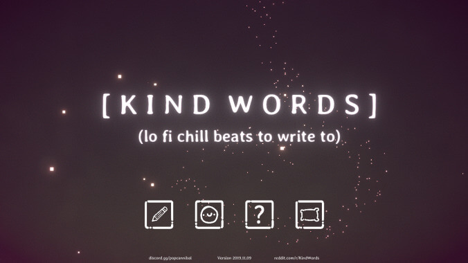 Kind Words is the massive multiplayer game primarily about being nice to people