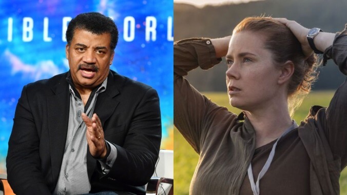 Neil deGrasse Tyson tried to "Well, actually" Arrival and it didn't work