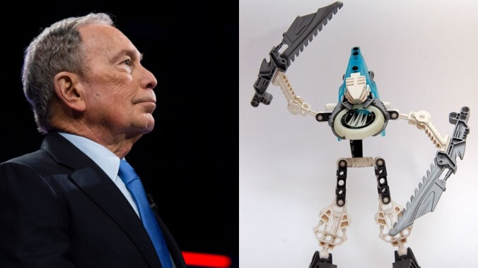 Let's untangle the connection between Mike Bloomberg, romantic horse stories, and Bionicle novels