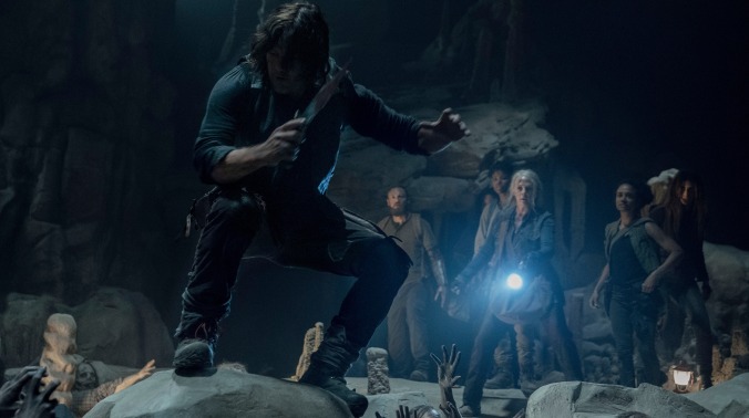 The Walking Dead returns for an underground escape—and best of all, it's actually scary