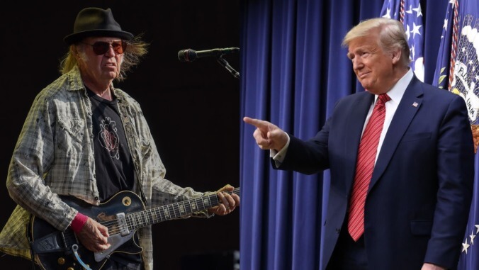 Neil Young fan Donald Trump won't be happy to read Neil Young's open letter bashing him