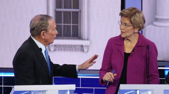 Watch Elizabeth Warren incinerate Mike Bloomberg over and over and over again